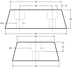 Profil für Garagentore 3050