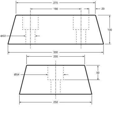 Profil für Garagentore 3050