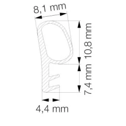 Gasfeder 100mm 6/15mm