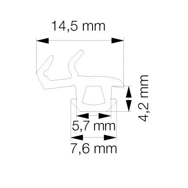 Kugelkopf für Ø10mm Kunststoff