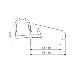 Auge Ø6,1mm Stahl