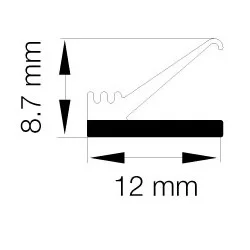 Ergonomische Noppenmatte 1500x900mm