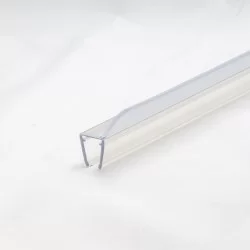 Bruseprofil 350 23mm med toptætning