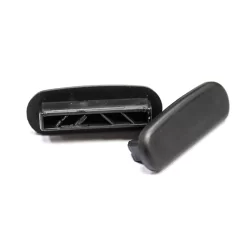 Endestykke for gelænderliste 40mm Sort