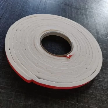 Komprimerings tætningsliste 8x10mm Hvid