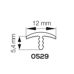 Tischvorderleiste für 12 mm Platte