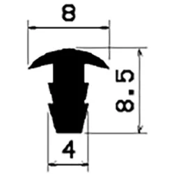 T-Profil 2,5mm