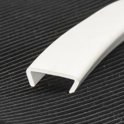 U-Profil Hvid 16mm PVC