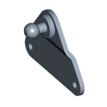 Kugelhalterung Ø10mm Stahl