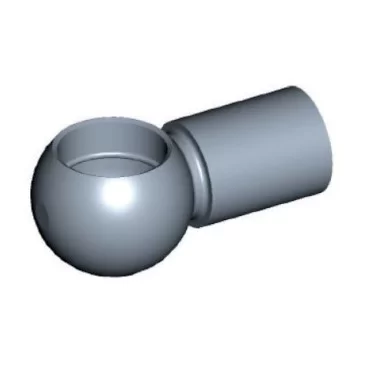 Kugelkopf für Ø10mm Stahl