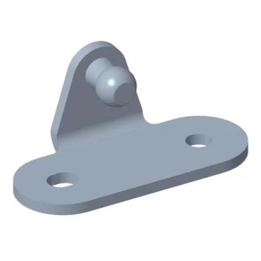 Abgewinkelte Kugelhalterung ø10mm