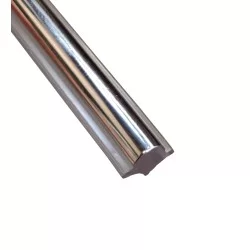 Füllerprofil PVC 10mm Chrom