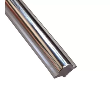 Füllerprofil PVC 10mm Chrom