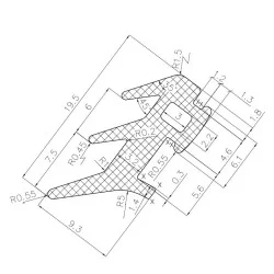 Fensterliste Modell 555