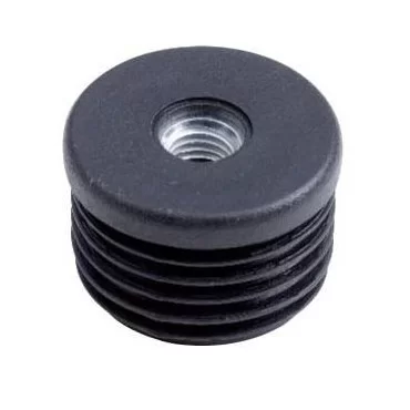 Ø19mm M6 Rohreinsatz mit Metallgewinde