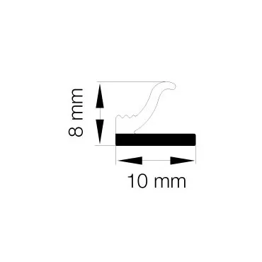 G5-6/P2mm S-Typ Verglasungsprofile