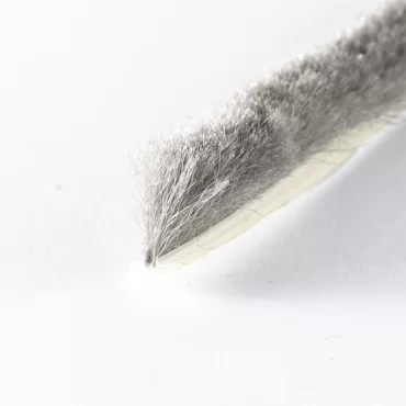 Flexibel Bürstenleiste in Grau 12mm