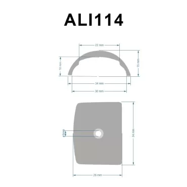 ALI114 Rustfri afslutning