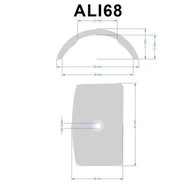 ALI68 Rustfri afslutning