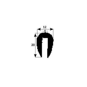 Scheuerleiste 20x12mm