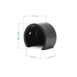 Co-Extruderet Tür-Profil PVC 26/27mm