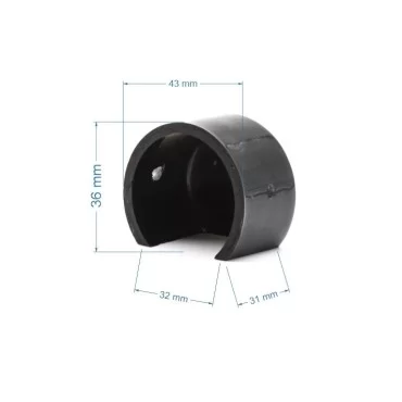 Co-Extruderet Tür-Profil PVC 26/27mm