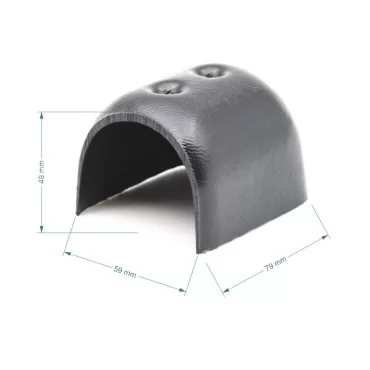 RADIAL 52mm PVC Endstück
