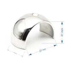 RADIAL 52mm Sammelstück Edelstahl