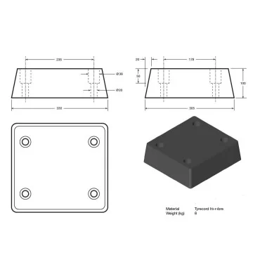 Dichtungsleiste für Container und Rolltore 3015