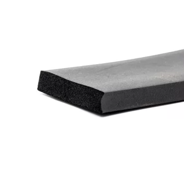 Gummifliesen 45mm Keystone schwarz