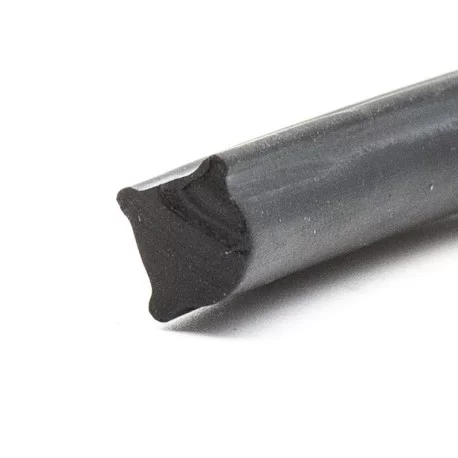 Füllerprofil Gummi 9.5mm schwarz