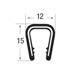 U-Profil 1-2mm Gummi