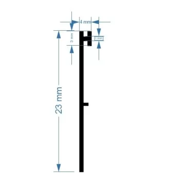 Dichtleiste für mechanische Türleiste