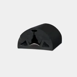 Scheuerleiste BINO 65 SCHWARZ