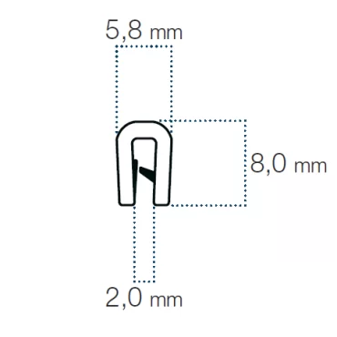 30x3mm Antirutsch-Streifen