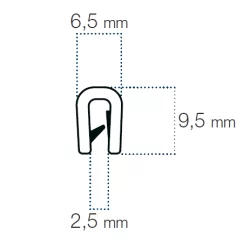 80x3mm Antirutsch-Streifen
