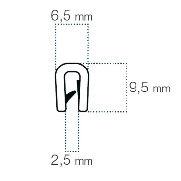 80x3mm Antirutsch-Streifen