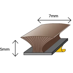 50x5mm Moosgummi 
