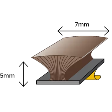 50x5mm Moosgummi 