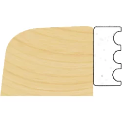 Festes Industrierad in weissen Nylon 