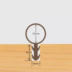 Butylkautschuk-Dichtungsmasse 3x10mm