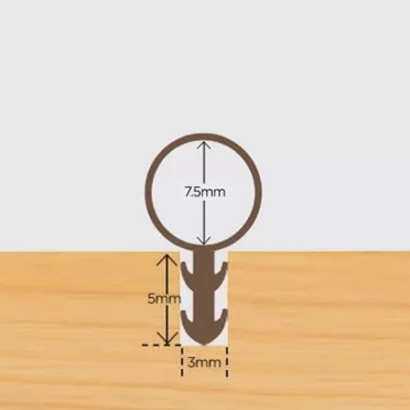 Butylkautschuk-Dichtungsmasse 3x10mm
