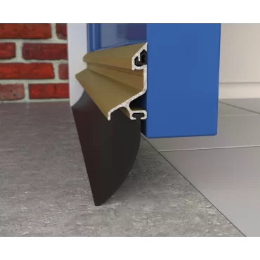 Geländerleiste 40mm glänzend schwarz