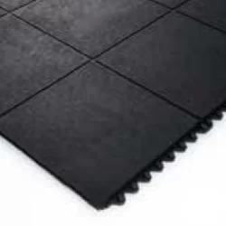 3x1400mm Premium Graue Riffelmuster Gummimatte 